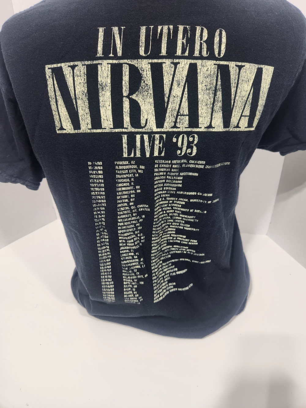 Nirvana Men's Black 'Live '93' Graphic Tee - Picture 2 of 5